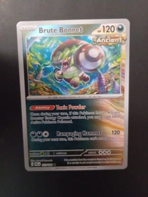 Beurer Bonnet HOLO ANCIENT Paradox Rift 2023 rok 123/182 POKEMON TCG