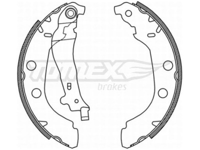 TOMEX TX 21-15 КОМПЛЕКТ КОЛОДОК ТОРМОЗНЫХ GS8617