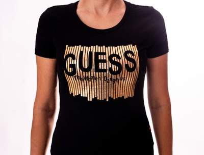 koszulka t-shirt damska GUESS czarna S W2RI00 J1311