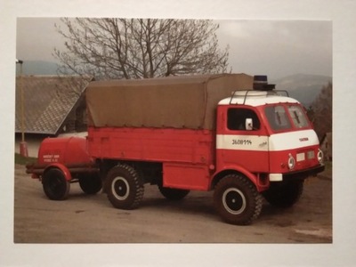 STRAŻ POŻARNA Czechy pojazd strażacki TATRA 805 DA
