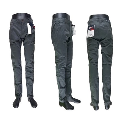 Spodnie Tommy Jeans Scanton - DMODM09595 Slim oryg. nowa kolekcja - W32/L34