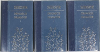 DWANAŚCIE DRAMATÓW Shakespeare KOMPLET 1-3 BDB