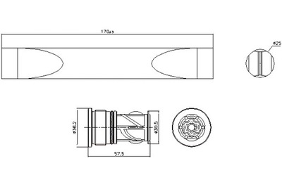 NISSENS DESHUMECTADOR DE ACONDICIONADOR DS DS 3 CITROEN C2 C3 AIRCROSS II C3 I  