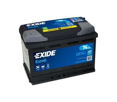 АККУМУЛЯТОР EXIDE EXCELL 12V 74AH 680A L+ EB741