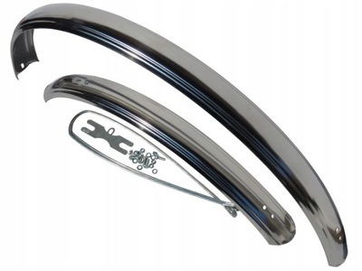 BŁOTNIKI ROWEROWE CHROM STAL 26" ROMET