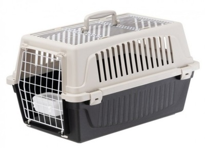 Ferplast Atlas 20 Open - transporter z otwieranym sufitem beżowo-czarny [73