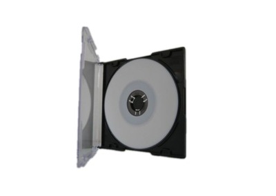 Pudełka CD x 1 na MINI płytki 8 cm czarne 10 szt