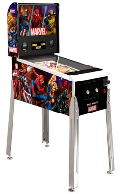 Pinball Flipper Fliper Konsola Arcade Retro Duża MARVEL Arcade1UP 10 Gier