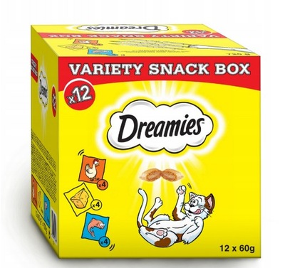 DREAMIES przysmak MIX smaków dla kota 12x60g