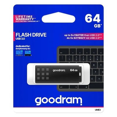 Pamięć Przenośna typu pendrive GOODRAM UME3 64GB USB 3.2