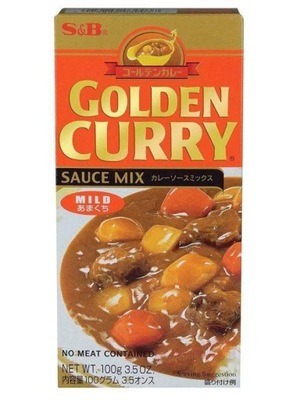 Japońska Pasta Curry Sos w Kostkach Golden Curry Mild Łagodna 92g