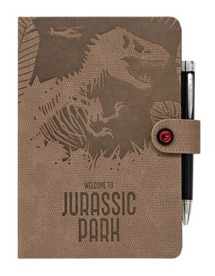 Notes A5 w linie Jurassic Park świecący długopis