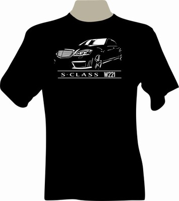 KOSZULKA T-SHIRT CON NADRUKIEM MERCEDES S CLASS W221  