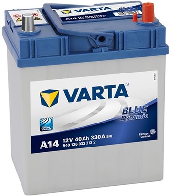 АКУМУЛЯТОР VARTA BLUE 40AH 330A A14