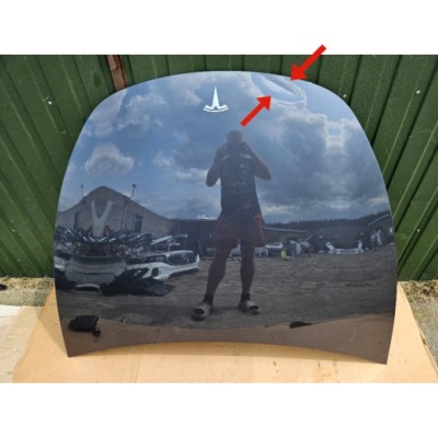 Tesla model y кришка передня / капот двигуна фото №1