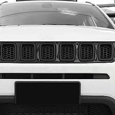 JEEP COMPASS 2017 - 2020 РАМКИ РЕШЁТКА РЕШЁТКА НАКЛАДКИ ЧЕРНЫЕ BLACK