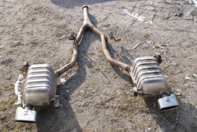 Mercedes slk r172 гаситель выхлоп конечный фото №1