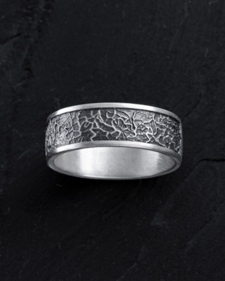 Srebrny pierścień ASTEROID 16.5