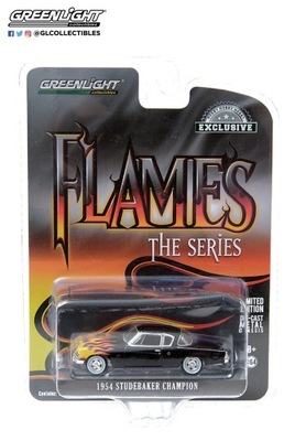 GREENLIGHT STUDEBAKER CHAMPION 1954 w/Flames 1:64