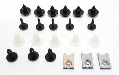 Кліпси підкрилок nissan micra k12 note qashqai 06- фото №1