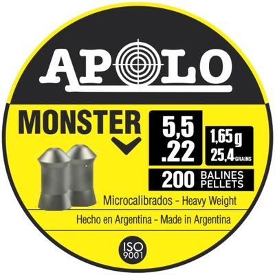 Ciężki Śrut Apolo Monster 5,5 mm 200 szt. Heavy