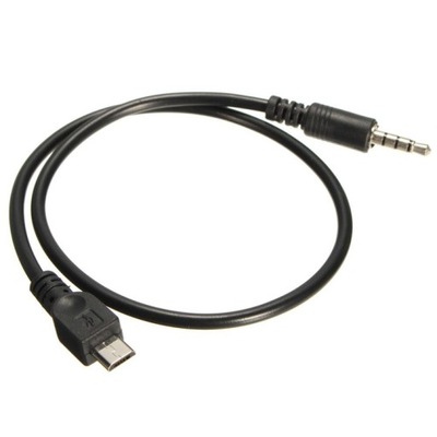 Micro USB na mini Jack 3.5mm Adapter AUX Audio micro USB do 3,5mm