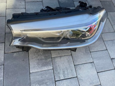 Bmw g30 g31 лампа адаптивный led левая комплектная eu стекло фары оригинал фото №1