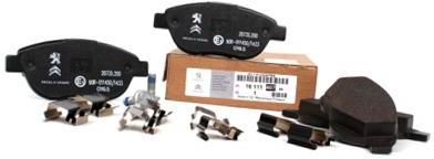 Оригінальний номер psa гальмівні колодки гальмівні перед citroen c3 i фото №1