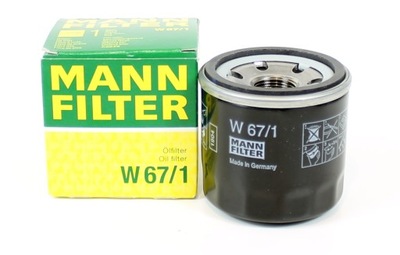 MANN FILTRO ACEITES W67/1  