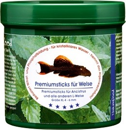 NatureFood PREMIUM STICKS FOR CATFISH dla zbrojników Welse 140g e-