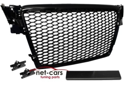 Решётка радиатора перед audi a4 b8 08-11 wz rs решётка радиатора блеск b фото №1