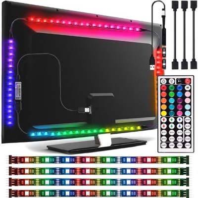PODŚWIETLENIE LED USB DO TELEWIZORA TV LISTWA RGB