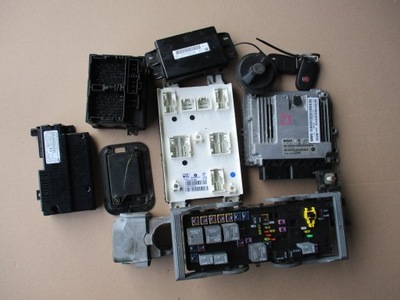 Бортовой компьютер двигателя набор freemont 13r 2.0 jtd kpl. фото №1