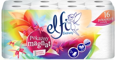 Papier toaletowy Elfi Pokażny Magnat 16 rolek