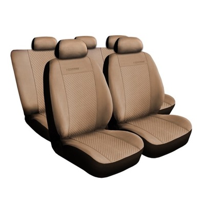 FORRO UNIVERSALES JUEGO PRESTIGE COLOR BEIGE GAMUZA PARA HONDA LEGEND  