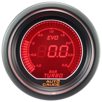 INDIKATORIUS NEW AUTO GAUGE SLĖGIS ĮKROVIMO EVO BOOST 