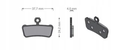 KLOCKI HAMULCOWE AVID/SRAM: G2 RSC (A1)