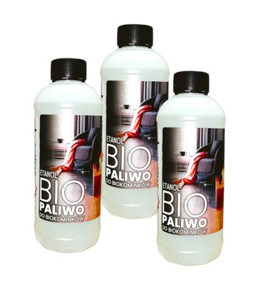 Biopaliwo do biokominka etanol Bioetanol paliwo do biokominka 3x1L