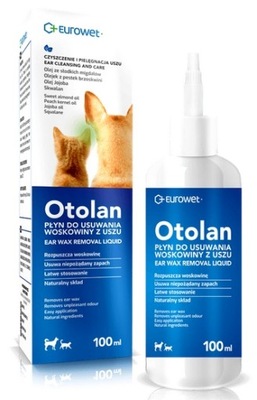 Płyn do usuwania woskowiny z uszu dla psów i kotów 100ml
