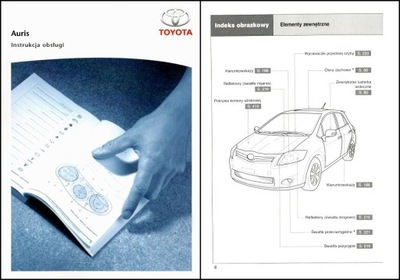 TOYOTA AURIS POLSKA INSTRUKCJA OBSŁUGI 2006-2012