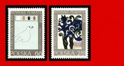 1697-1698 zn cz** 1968 Plakat biennale
