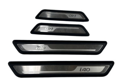 Накладки захист поріг двері hyundai i40 cw kombi 11- комплект фото №1