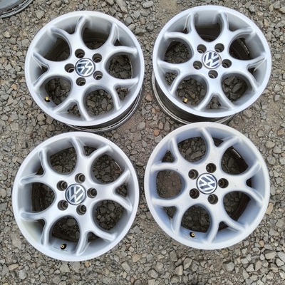 ORIGINAL LLANTAS VW POLO 14' 5X100 1J0 JUEGO  