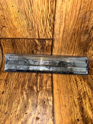 Mercedes w220 накладка молдинг поріг лівий задня фото №1