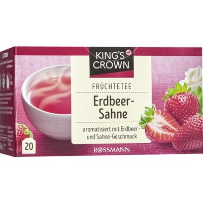 King's Crown Erdbeer -Sahne z Niemiec