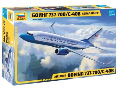 Zvezda 7027 Boeing 737-700 AIRCRAFT SCALE 1/144 NEW