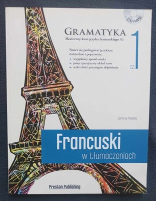 Francuski w tłumaczeniach Gramatyka 1 z płytą CD - Janina Radej