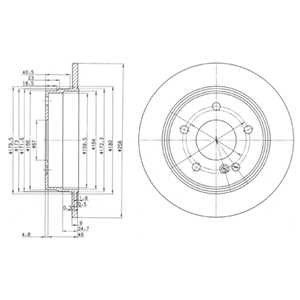 2× DELPHI DISC BRAKE - milautoparts-fr.ukrlive.com