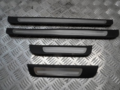 Молдинг накладка поріг комплект audi a4 b8 фото №1