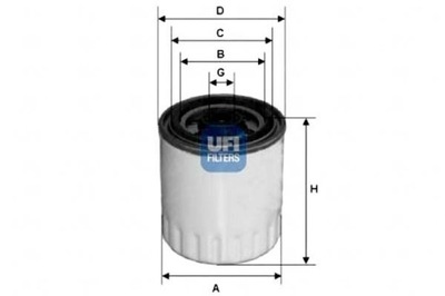 ФИЛЬТР ТОПЛИВА ДИЗЕЛЬ UFI